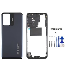 Xiaomi Redmi NOTE 12S FULL KASA Arka Kapak Takım SİYAH - TAMİR SETİ