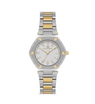 Ferro FL43006A-D Quartz Çelik Altın/Gri 32 mm Kadın Kol Saati