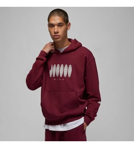 Nike Jordan Flight MVP Fleece DQ7559-680 Erkek Sweatshirt (Bordo)