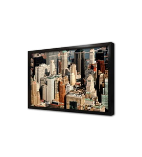 New York Şehir Çerçeveli Mdf Tablo