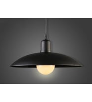 Rsylight Metal Siyah Retro Dekoratif Kafe Mutfak Sarkıt Avize Çap:30 cm