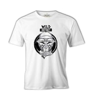 Wild Instinct - Kaplan Beyaz Erkek Tshirt