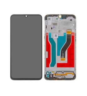 Samsung Galaxy A10s A107F ile Uyumlu Oled Ekran Dokunmatik Çıtalı (Siyah)