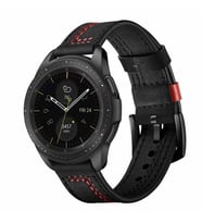 Huawei Watch GT 3 42mm Uyumlu Kordon Deri Dikişli Luxury KRD-19 Kayış