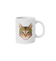 Kedi Logolu Baskılı Kupa