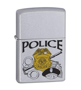 Zippo Police Zippo Lighter Çakmak - 49007-00063-MODEL46