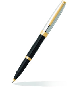 Sheaffer 9475-1 Sagaris Roller Kalem, Siyah/Krom Atın (Standart)