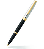 Sheaffer 9475-1 Sagaris Roller Kalem, Siyah/Krom Atın (Standart)