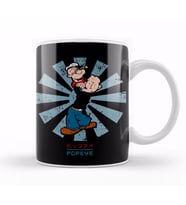 Popeye Retro Japanese Kupa Bardak Porselen