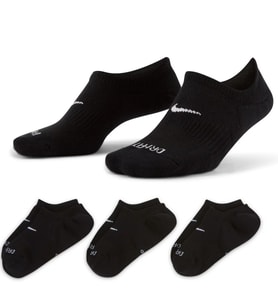 Nike U NK Everyday Plus Cush Footie Womens Socks Kadın Patik Çorap Siyah