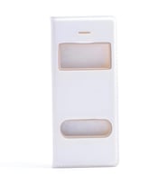 iPhone 5 Kılıf Zore Dolce Kapaklı Kılıf (Beyaz)