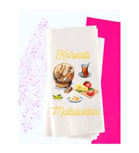 Brunch Kahvaltı Temalı Baskılı Peçete 20’li