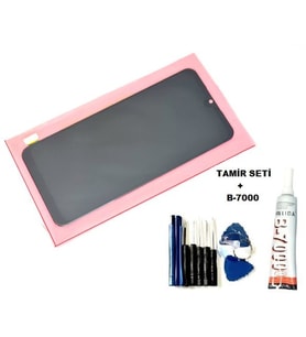 VİVO V21 Uyumlu Lcd Ekran Dokunmatik Servis + B-7000 + Tamir Seti