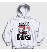Presmono Unisex Beyaz Gang V2 Anime Tokyo Revengers Kapüşonlu Sweatshirt 259927tt
