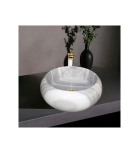 Hayal Marmara Dikey Pijamalı Bombeli Lavabo-218