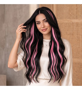 Renkli Gerçek Boncuk Kaynak - Açık Pembe - 10 Adet