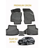 Audi Q2 2016+ ile Uyumlu 3D Oto Paspas Premium