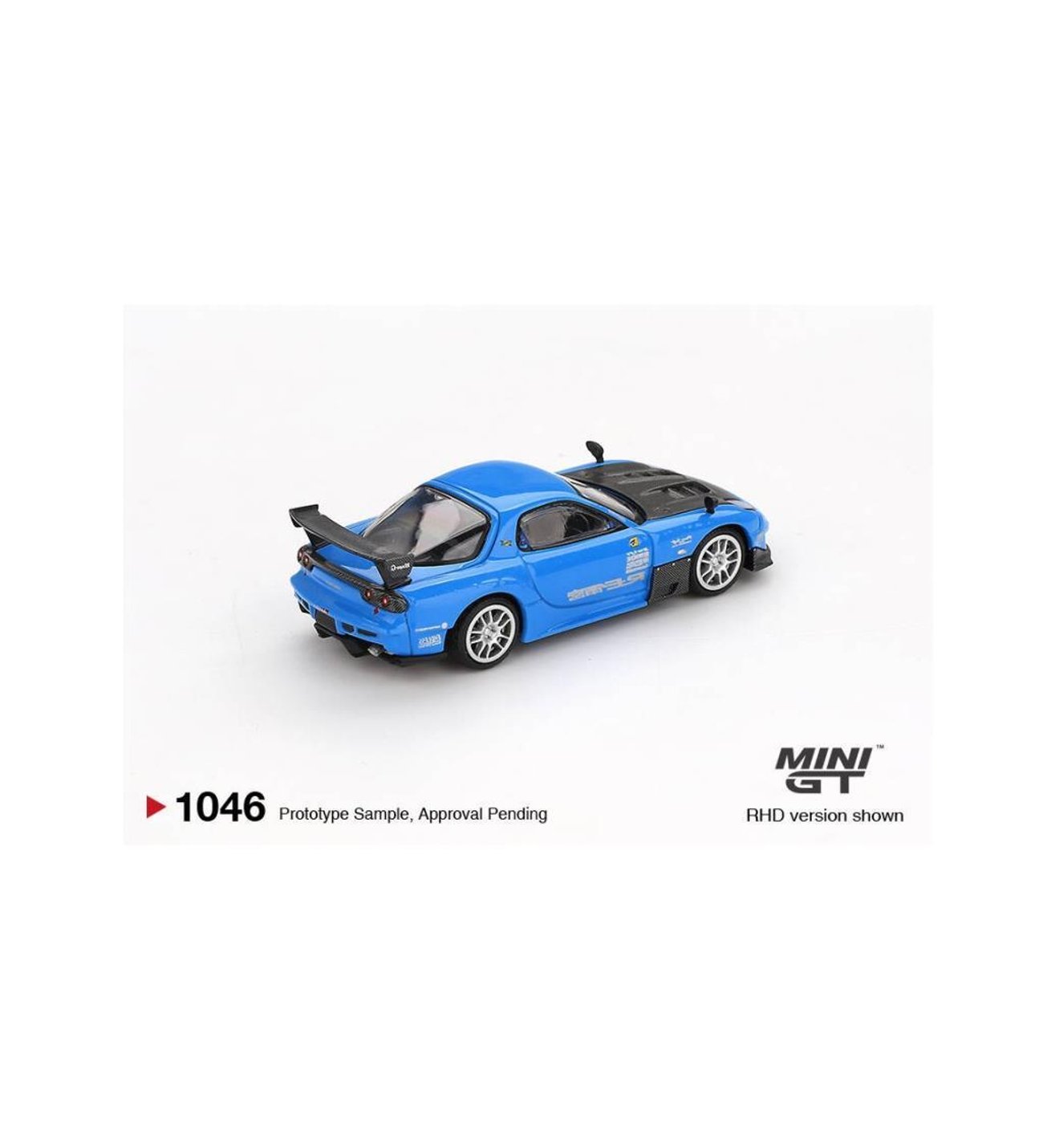 Mini GT 1046 Mazda RX-7 RE-Amemiya 20B NA 3ROTOR-7 “Ama-san Go” 1
