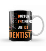 Doctor Engineer Artist Dentist 04 Kupa Bardak Porselen