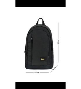 pilelistore Modern Tasarım Mini Spor Sırt Çantası Suluk Gözlü Sıyah
