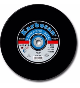 Karbosan350 x 3.5 x 30 Metal Kesme Taşı (Sabit Tezgah İçin) 10 ADET