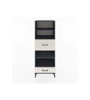 Hyperion Dolap 4 Raflı 2 Çekmeceli 60x44x163 Antrasit-Aytaşı