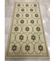Saray Halı Tifanny 10545 R 100X200 Kahve Krem Yolluk 2 Metre !