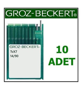 Groz Beckert TvX7 Kollu Makinası İğnesi 14 Numara