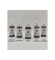 Ellea Kalıcı Makyaj Ve Microblading Boyası Kaş Için Set 5 Renk (black, Brown, Light Brown, Chocolate