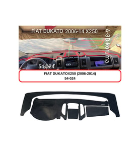 Fiat Ducato X250 (2006-2014) Torpido Koruması / Halısı / Örtüsü