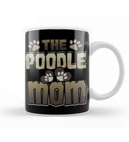 Poodle Mom Dog Lover Poodle Lover Kupa Bardak Porselen