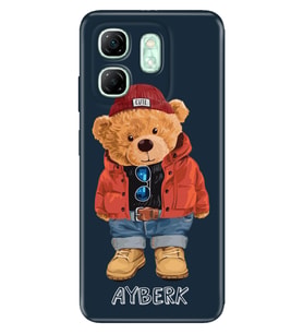 İnfinix Note Zero Smart 8 9 10 Pro 30 40 4G Kılıf İsim Yazılı Kişiye Özel Model-31 (Çok Renkli)