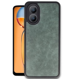 Newface Oppo A38 Kılıf Aras Deri Kapak - Koyu Yeşil