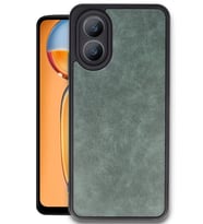 Newface Oppo A38 Kılıf Aras Deri Kapak - Koyu Yeşil