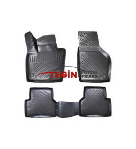 Audi Q3 2013 3D Havuzlu Paspas Siyah