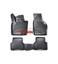 Audi Q3 2013 3D Havuzlu Paspas Siyah