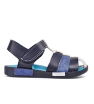 Ayakmod 210111 Lacivert-Kot-Beyaz Comfort Erkek Çocuk Sandalet