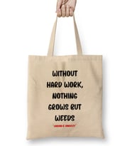 Motivational And İnspiration Quotes Sayings Words Gifts - Entrepreneurs Success Work Typography Gifts Bez Çanta Uzun Saplı