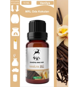 Vanilya Kokusu Buhurdanlık Yağı Aromaterapi Yağ Difizör Esansı Buhur Yağ Oda Kokusu 10ml (MRL)