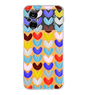 PrintiFy Xiaomi Poco M5 ile Uyumlu 1mm Slim Fit Water Color 1 Baskılı Şeffaf  Kılıf