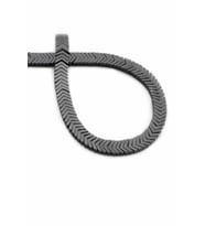 Hematit Doğal Taş Parlak Füme Çavuş Kesim 7x1mm Dizi [AA]
