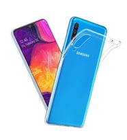 Samsung Galaxy A70 Kılıf Şeffaf Silikon Hibrit Case (Renksiz)