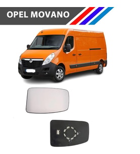 Opel Movano 3 Kasa Sağ Dış Ayna Üst Camı Yolcu Tarafı Isıtmalı