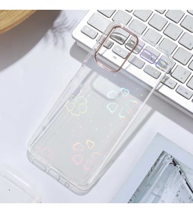 Xiaomi Redmi 10 Kılıf Zore Sidney Desenli Parlayan Fosforlu Kılıf Flower No3