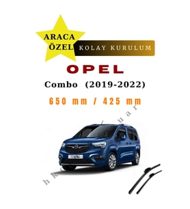 Opel Combo  (2019-2022) Araca Özel Silecek Ön İki