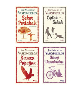 Şeker Portakalı + Çıplak Sokak + Kırmızı Papağan + Güneşi Uyandıralım- 4 Kitap Set