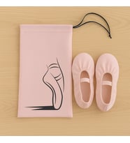 Bale Patik Çantası-Patik Siluet (Toz Pembe)