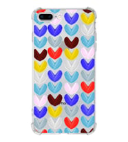 PrintiFy Apple iPhone 7 Plus Uyumlu Water Color 1 Baskılı Şeffaf Köşe Korumalı Antişok Kılıf