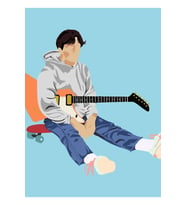 Minimal Boy Pablo Tablo Ahşap Poster Dekoratif
