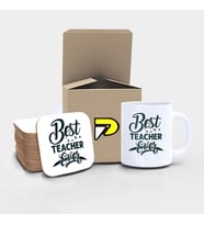 Best Teacher Öğretmenler Günü Tasarımlı Baskılı Kupa Bardak Seti